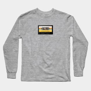 Retro Cassette 2 Who Will Save Generation X? Trivia Game Show Podcast Long Sleeve T-Shirt